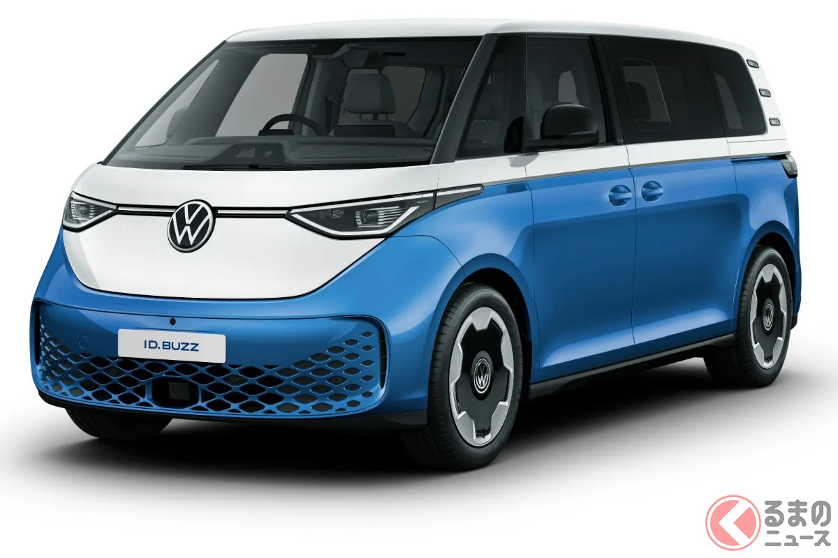 VW「ID. Buzz」日本導入1周年記念！70台限定「1st Anniversary Edition」登場、爽やか青×白ツートン