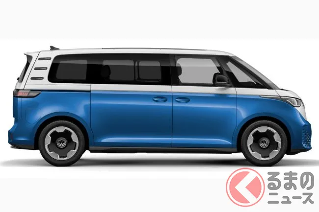 VW「ID. Buzz」日本導入1周年記念！70台限定「1st Anniversary Edition」登場、爽やか青×白ツートン