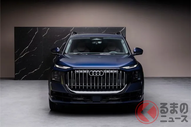 全長5.3m超え！アウディ史上最大の3列SUV「Q9」ついに登場、V6ディーゼルターボ搭載