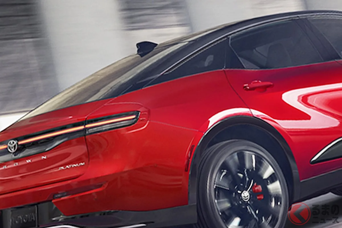 トヨタ新型クラウン2027年モデル、米国で登場！タン内装＆ボディ同色トランクが話題