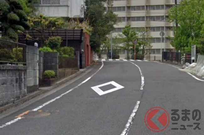 道路の「ダイヤマーク」見落とすと反則金9000円！富山県警がSNSで解説
