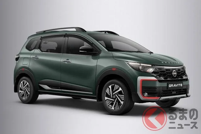 全長4m未満で7人乗り！ 日産の小型ミニバン「グラバイト」が約93万円で登場