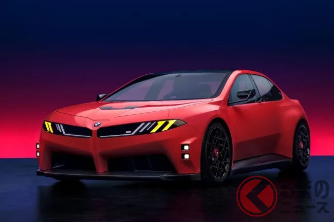 BMWがル・マンで披露した次期M3示唆のEVコンセプト「M コンセプト・ノイエ・クラッセ」