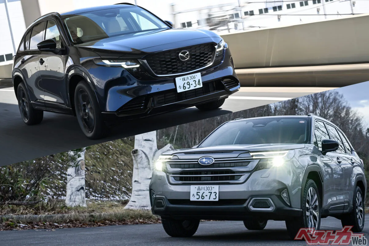 新型CX-5 vs フォレスター、約430万円で買うなら上質か悪路か