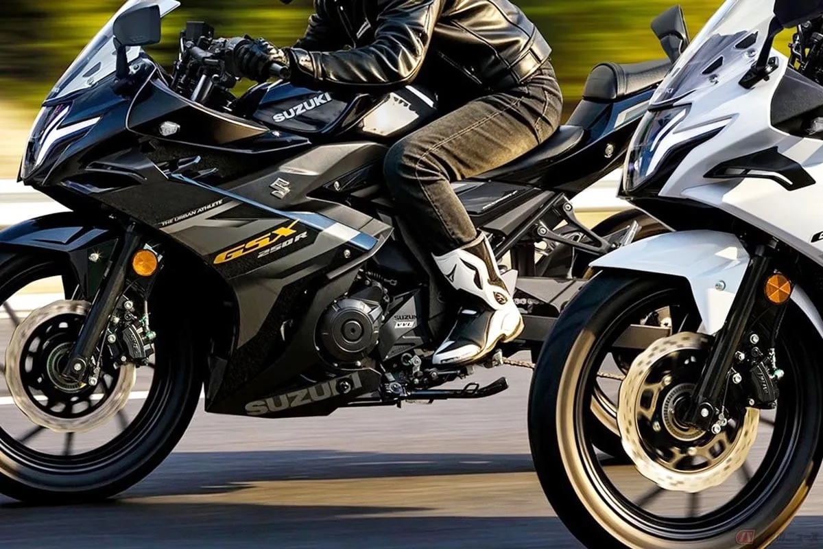 スズキGSX250R-F登場！可変バルブで29.2PS、ウイングレット装備の新型250スポーツ