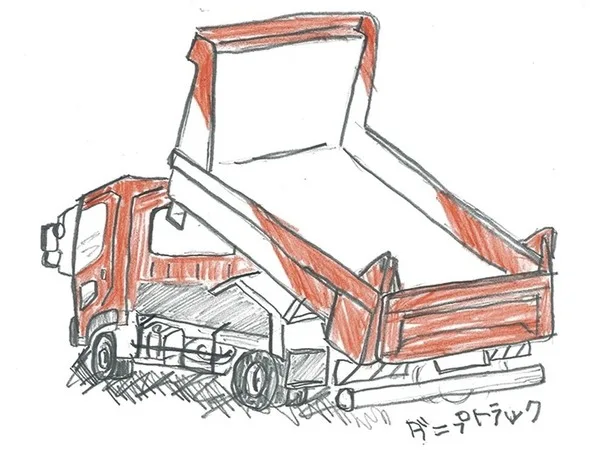 極東開発がキッズ向け企画「ゆめのはたらく自動車」イラスト＆ぬりえ募集