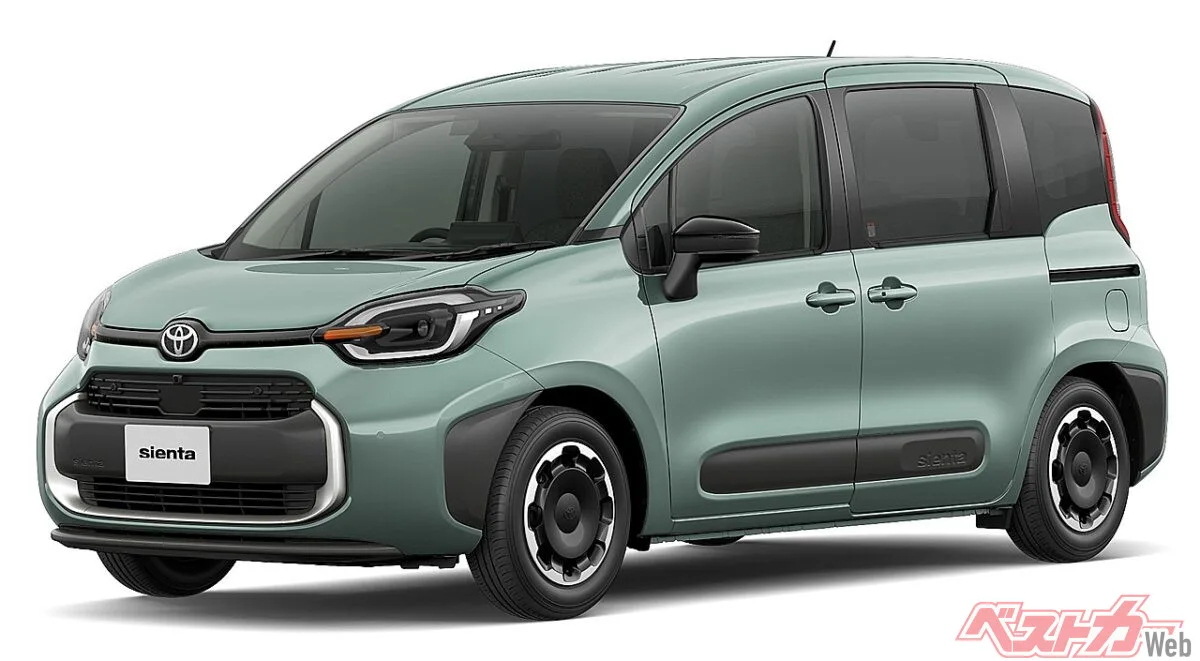 シエンタ一部改良でツートーン廃止！黒ミラー採用とE-Four強化で冬仕様にシフト