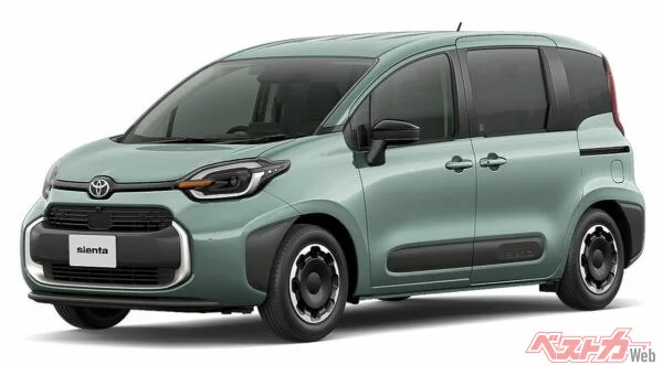 シエンタ一部改良でツートーン廃止！黒ミラー採用とE-Four強化で冬仕様にシフト