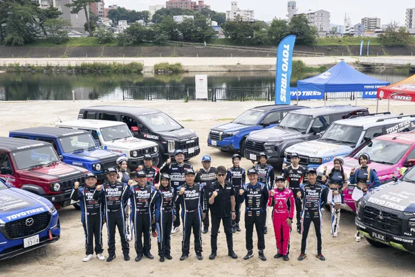 トーヨータイヤが本気の10台体制！ラリー北海道に挑む注目マシンと哀川翔チームのトライトン