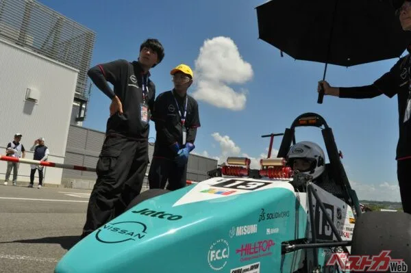 発火でEV走行キャンセル…日産自動車大学校の学生フォーミュラチームが下した決断