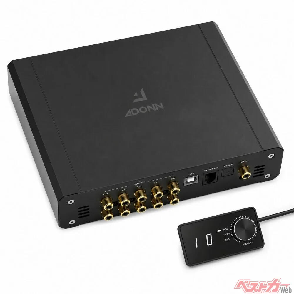 純正ディスプレイオーディオの音が劇的進化！ADONN新型DSPアンプ「V1000DSP」登場