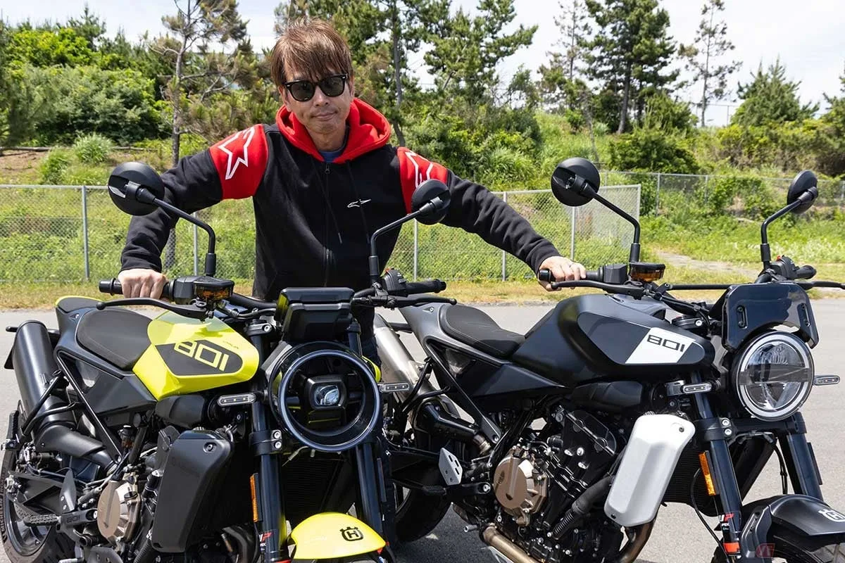 ハスクバーナ兄弟車を比較試乗！ヴィットピレン801とスヴァルトピレン801の走りの違い