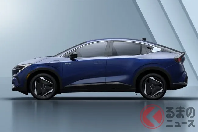 三菱「エクリプス スポーツバック」北米で2026年後半発売! 日産リーフベースの電動サブコンパクトSUV