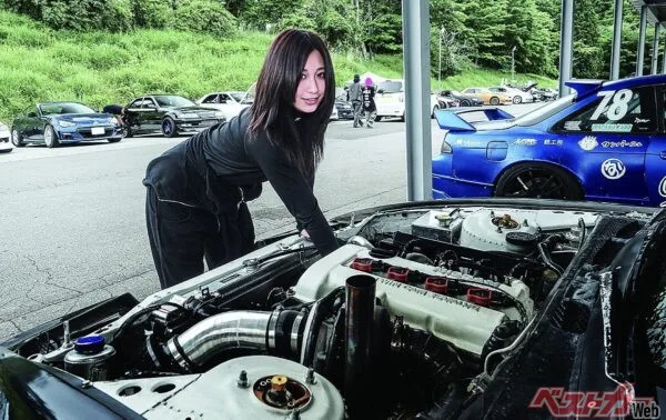 96cmヒップのグラドルが愛するS13シルビアとドリフト二刀流
