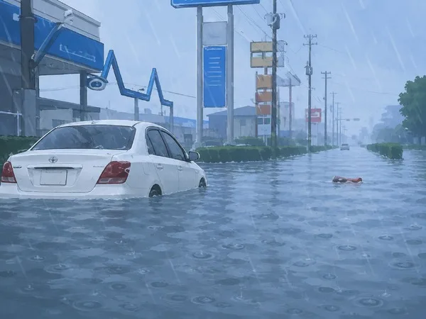水没からの脱出術 ドアも窓も開かないとき、あなたの愛車はどうする？