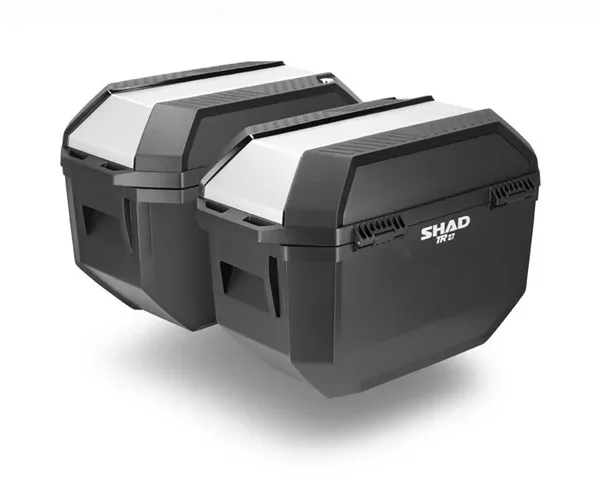シャッド『TERRA TR27』登場、樹脂とアルミの異素材融合で軽くて強いサイドケース