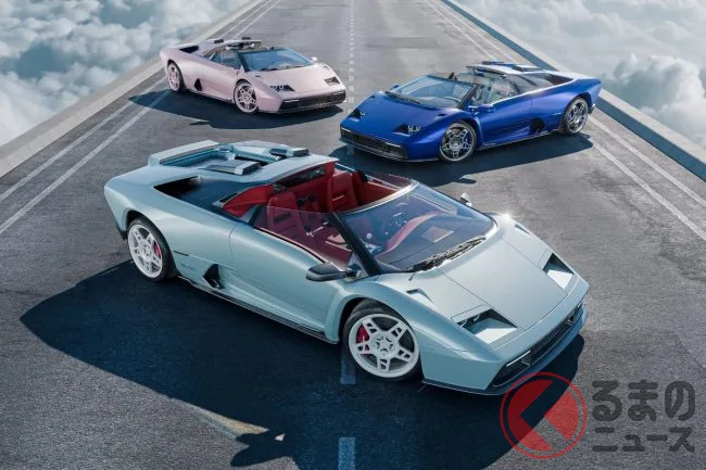 ランボルギーニ ディアブロがV12オープンで復活! 6MT&シザードアの限定19台